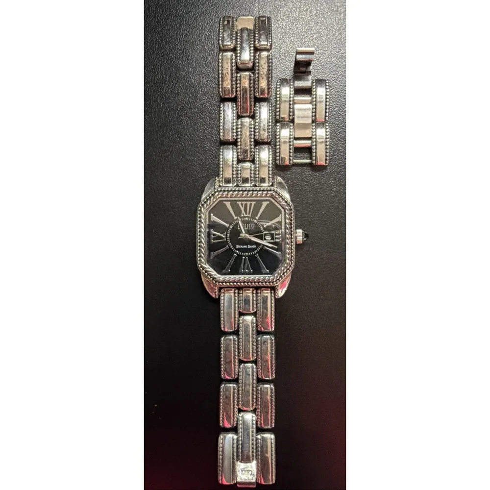 ECCLISSI Sterling Silver Case Watch With Box